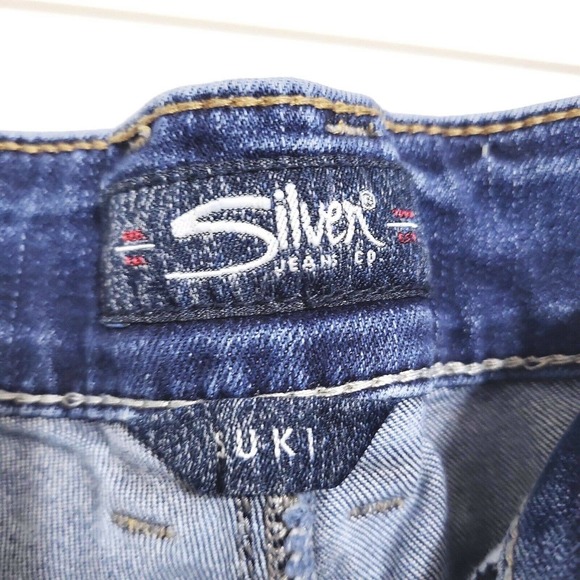 SILVER SUKI SURPLUS WOMEN’S DENIM PLUS SIZE JEANS SIZE 22 (40X27) ANKLE SLIM - Picture 9 of 10